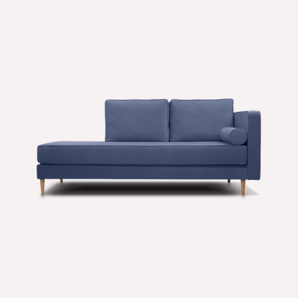 Кушетка Динс Velvet Navy Blue