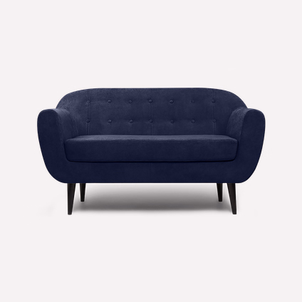 Диван прямой Роттердам Velvet Blue