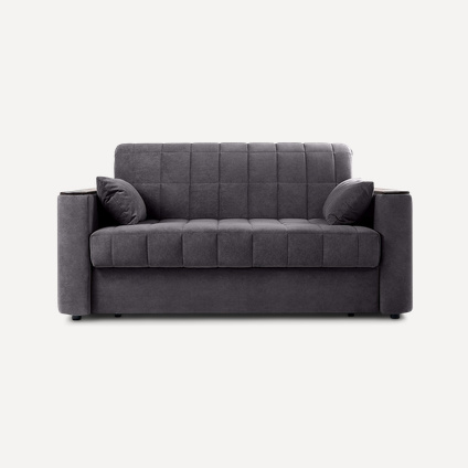 Диван прямой Мурано 160 Velvet Grafit
