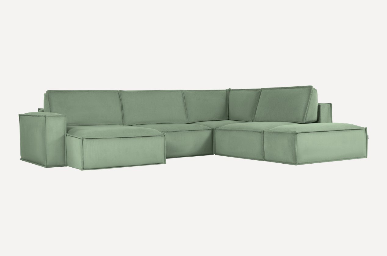 Диван модульный Этен 2 Vertical Mint - фото 1 Диван модульный Этен 2 Vertical Mint - фото 1