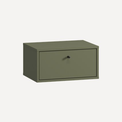 Тумба подвесная Сайрис 50x25 Оливковый