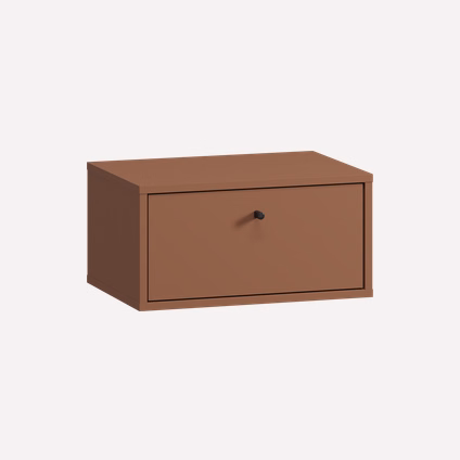 Тумба подвесная Сайрис 50x25 Терракотовый