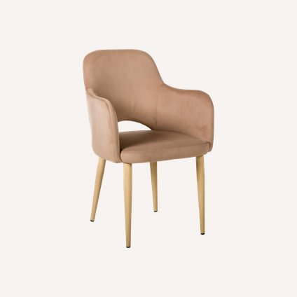 Стул Лэджер Arm-1 Velvet Beige