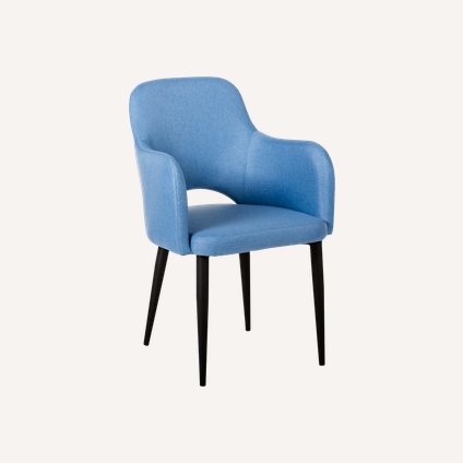 Стул Лэджер Arm-3 Textile Blue