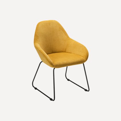 Стул Кент-4 Velvet Yellow