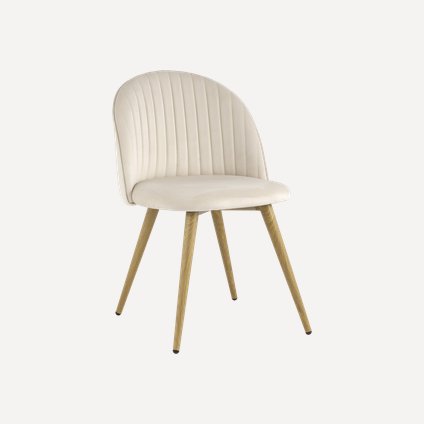 Стул Лион Stripes Velvet Cream