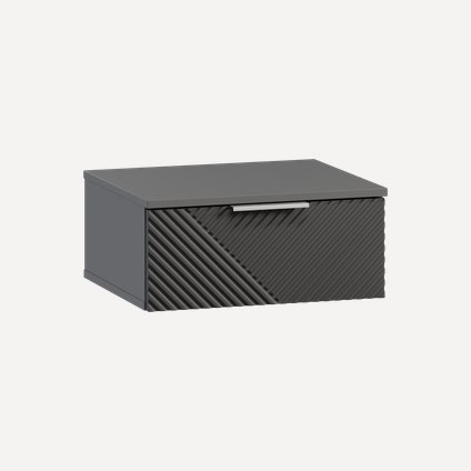 Төсек жанындағы ілулі Тумба Selton - 1 Grafit