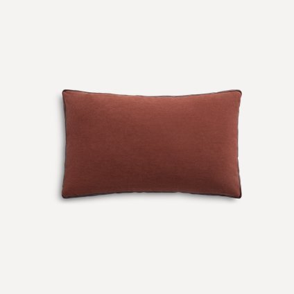 Подушка Бирни Велюр Терракотовый 50x30