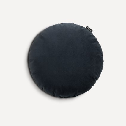 Подушка Рейн Велюр Темно-синий