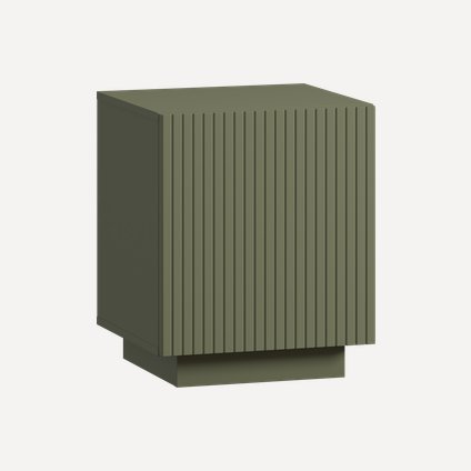 Тумба прикроватная Кейлет 46x56 Штриx Оливковый