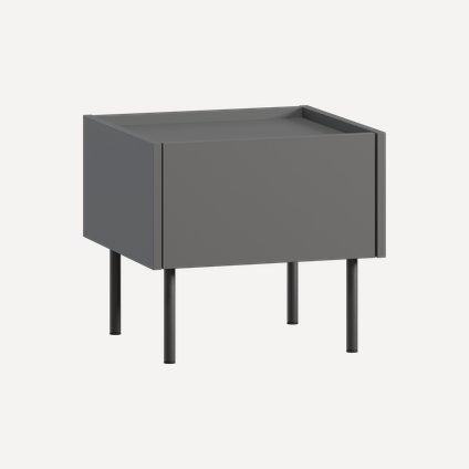Тумба прикроватная Дигарс 43x40 Графитовый