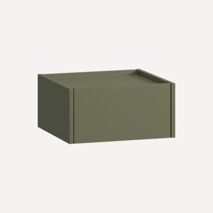 Тумба прикроватная подвесная Дигарс 43x21 Оливковый