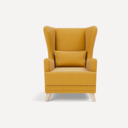 Кресло Оксфорд Velvet Yellow