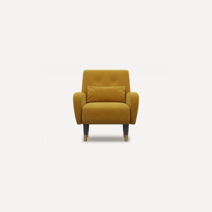 Кресло Риль Velvet Mustard
