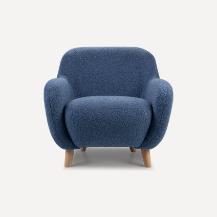 Кресло Ансил Bucle Blue
