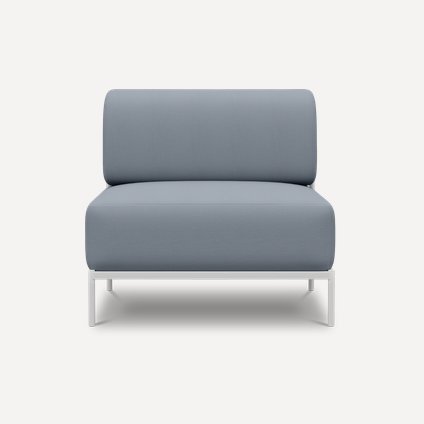 Кресло Нолан-W Textile Dusty Blue