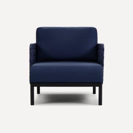 Кресло Мидеро Arm Textile Navy Blue