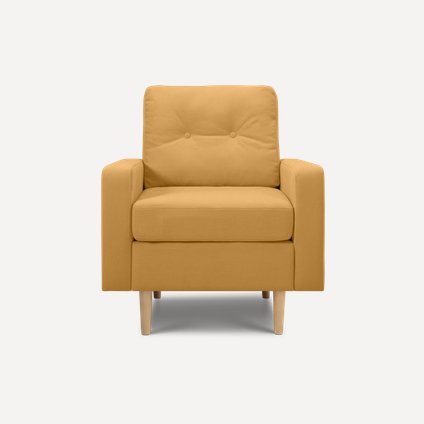 Кресло Динс Velvet Yellow
