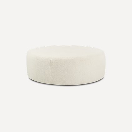 Пуф Акера Cozy Ivory