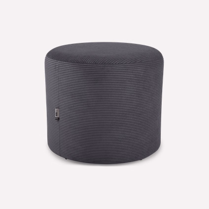 Пуф Кофи-2 Вельвет Серый