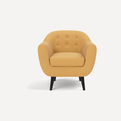 Кресло Роттердам Velvet Yellow