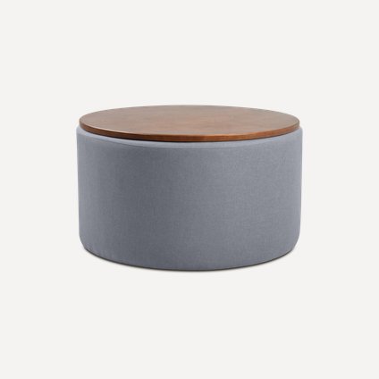 Пуф Арис-2 Textile Grey