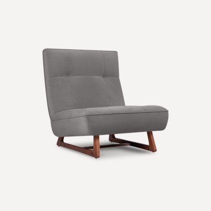 Кресло Рибс Velvet Grey