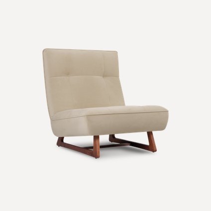 Кресло Рибс Velvet Beige