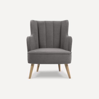 Кресло Ларни Velvet Grey