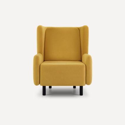Кресло Кеймит Velvet Yellow