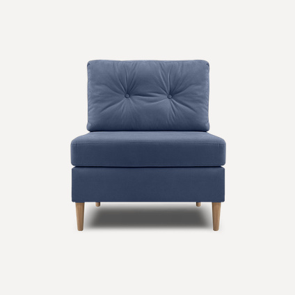 Кресло Динс-1 Velvet Navy Blue
