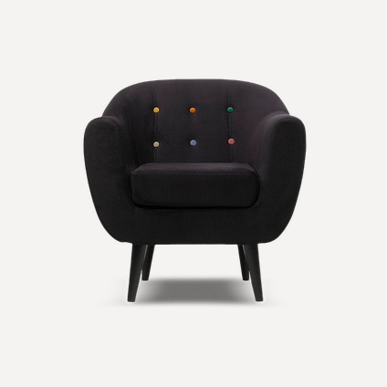 Кресло Роттердам Velvet Black