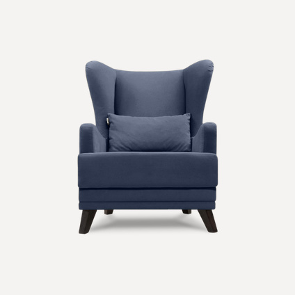 Кресло Оксфорд Velvet Navy Blue