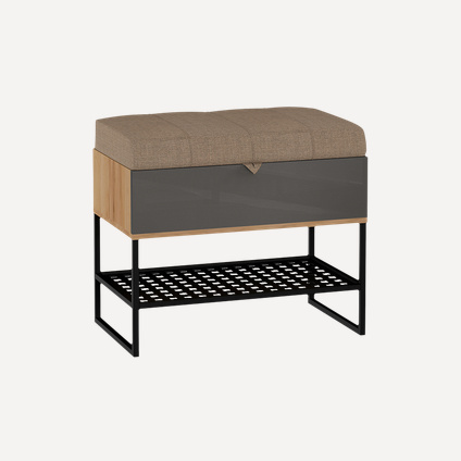 Банкетка Фиджи Антрацит