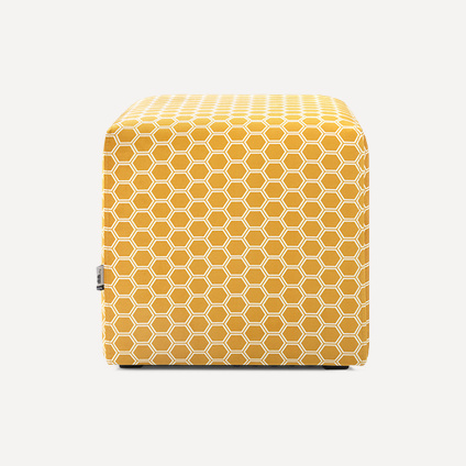 Пуф Куб Honey Yellow