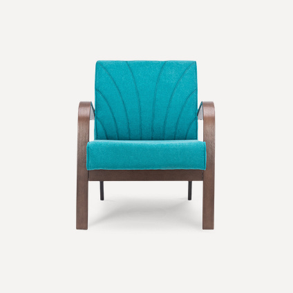Кресло Шелл Textile Blue