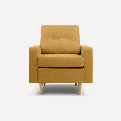 Кресло Динс Textile Yellow