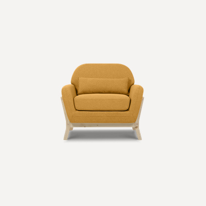 Кресло Эннис Textile Yellow