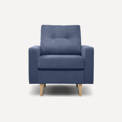 Кресло Динс Velvet Navy Blue