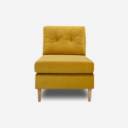 Канапе Динс Velvet Yellow