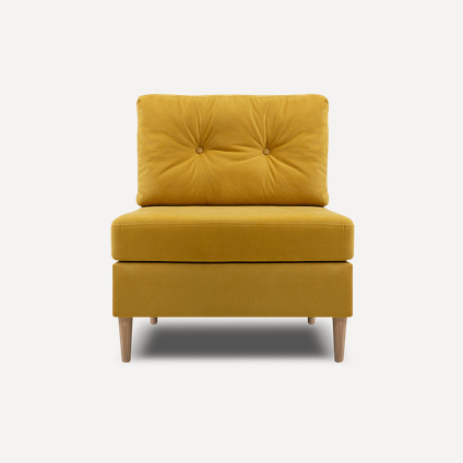 Кресло Динс-1 Velvet Yellow