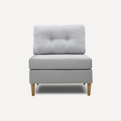 Кресло Динс-1 Sherst Grey