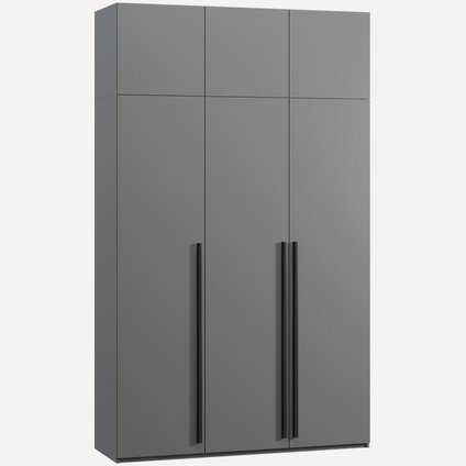 Распашной шкаф Кимбол-3.1-150-50-250 Grey