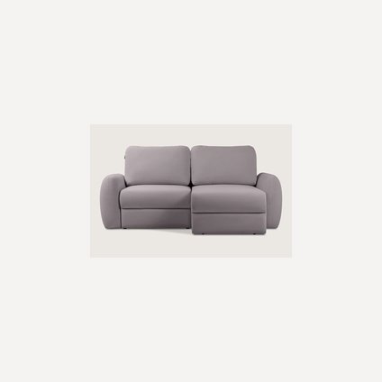 Кресло модульное Полан Velvet Cloud Grey