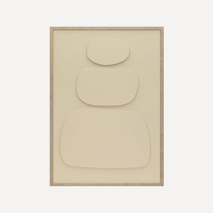 Картина Рельеф Бежевый 60x80