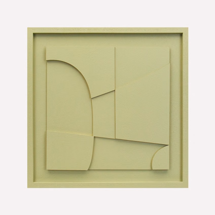 Картина Рельеф Оливковый 50x50