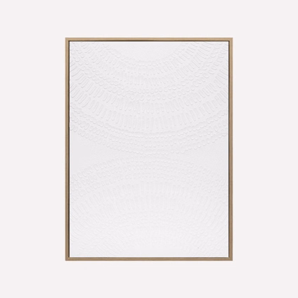 Картина Рельеф Арки Белый 60x80