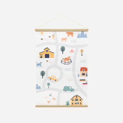 Панно детское Сити Животные 45x60