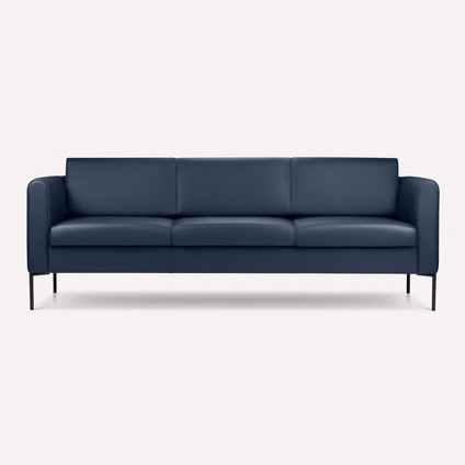 Диван прямой Кинси-3 Land Navy Blue уценка