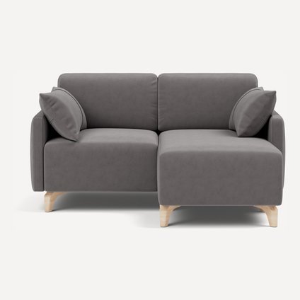 Диван угловой Льери Мини Velvet Grey уценка